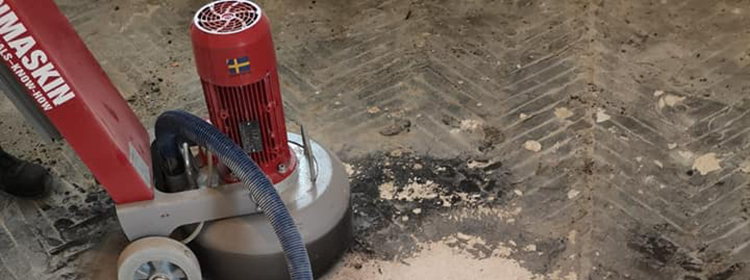 Obróbka posadzek z kamienia i betonowych